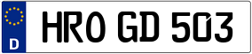 Truck License Plate